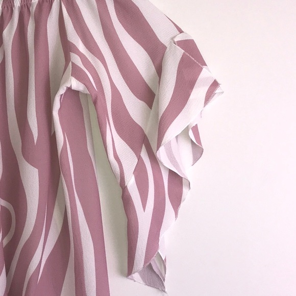 Mauve Off Shoulder Top - 5 Stars - Picture 5 of 8